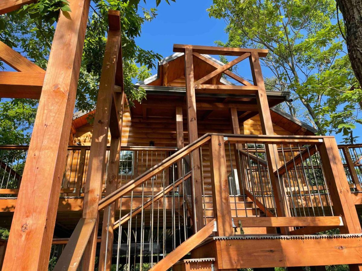 Cricket Hill Treehouse By Amish Country Lodging Millersburg Exteriör bild